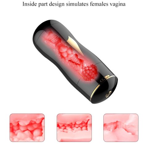 MASTURBATOR SZTUCZNA DUPA I CIPKA POCHWA WIBRACJE Masturbator-Black MASTURBATOR SZTUCZNA DUPA I CIPKA POCHWA WIBRACJE Masturbator-Black