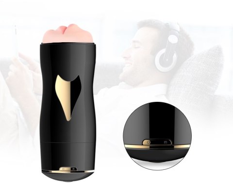 MASTURBATOR SZTUCZNA DUPA I CIPKA POCHWA WIBRACJE Masturbator-Black MASTURBATOR SZTUCZNA DUPA I CIPKA POCHWA WIBRACJE Masturbator-Black
