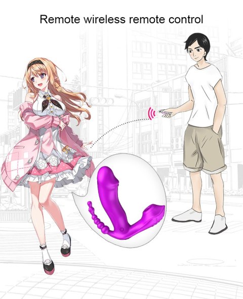 STYMULATOR-SILICONE PANTY VIBRATOR USB, 7 VIBRATIONS, HEATING, 7 FREQUENCY OF SUCKING, PURPLE STYMULATOR-SILICONE PANTY VIBRATOR USB, 7 VIBRATIONS, HEATING, 7 FREQUENCY OF SUCKING, PURPLE