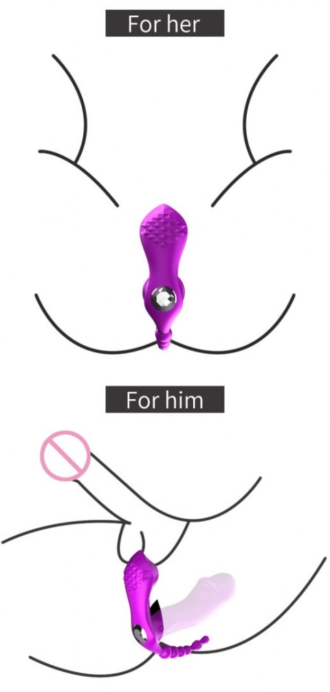 STYMULATOR-SILICONE PANTY VIBRATOR USB, 7 VIBRATIONS, HEATING, 7 FREQUENCY OF SUCKING, PURPLE STYMULATOR-SILICONE PANTY VIBRATOR USB, 7 VIBRATIONS, HEATING, 7 FREQUENCY OF SUCKING, PURPLE