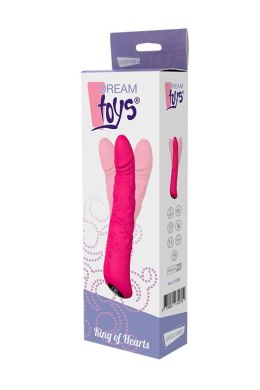 Wibrator-DREAM TOYS KING OF HEARTS MAGENTA