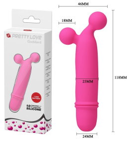 WIBRATOR STYMULATOR MASAŻER ŁECHTACZKI 10 WIBRACJI