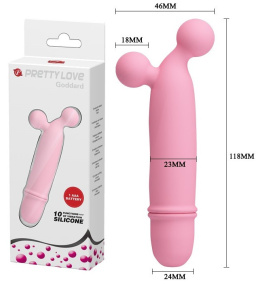 WIBRATOR STYMULATOR MASAŻER ŁECHTACZKI 10 WIBRACJI