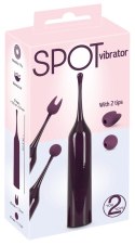 SPOT VIBRATOR WITH 2 TIPS