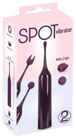 SPOT VIBRATOR WITH 2 TIPS