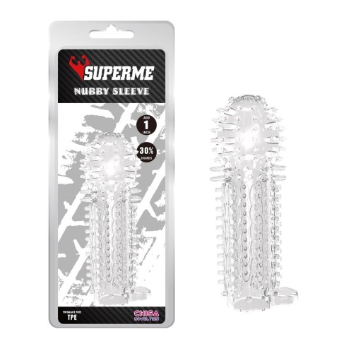 Nubby Sleeve-Clear Nubby Sleeve-Clear