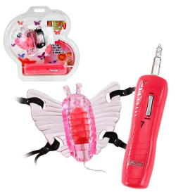 STYMULATOR MASAŻER ŁECHTACZKI MOTYLEK MINI DILDO