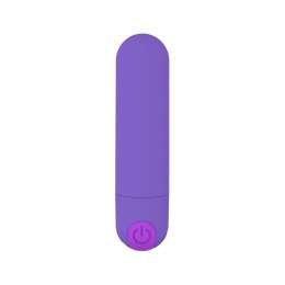 POWER BULLET USB 10 FUNCTIONS GLOSSY MATTE PURPLE