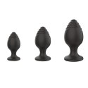 SILICONE ANAL PLUGS SET (2,8 / 3,5 / 4,4 CM) 0.1