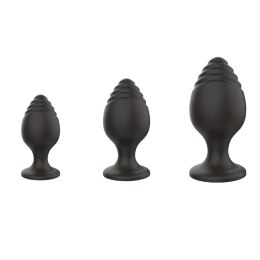SILICONE ANAL PLUGS SET (2,8 / 3,5 / 4,4 CM) 0.1