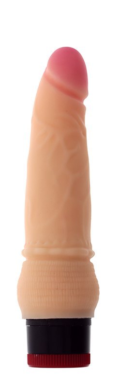 WIBRATOR-REALSTUFF 6INCH VIBRATOR - FLESH