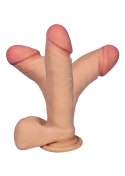 SOLIDNE REALISTYCZNE DILDO Z PRZYSSAWKĄ CYBERSKÓRA DILDO-MORFEUSZ-LOVECLONEX 7""""-FLEXIBLE