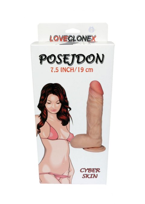 SOLIDNE REALISTYCZNE DILDO Z PRZYSSAWKĄ CYBERSKÓRA DILDO-POSEJDON-LOVECLONEX 7,5""""-FLEXIBLE SOLIDNE REALISTYCZNE DILDO Z PRZYSSAWKĄ CYBERSKÓRA DILDO-POSEJDON-LOVECLONEX 7,5""""-FLEXIBLE