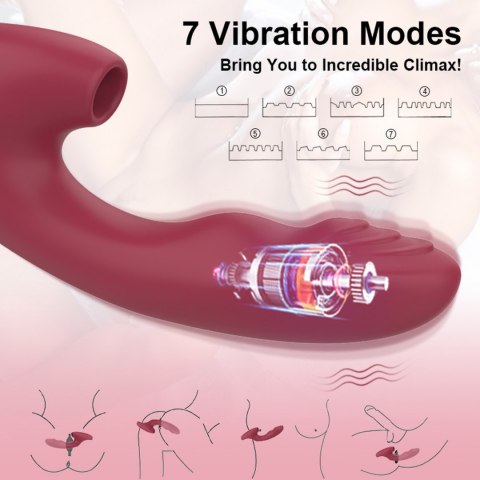 WIBRATOR-SILICONE VIBRATOR USB 7+7+7 FUNCTIONS WIBRATOR-SILICONE VIBRATOR USB 7+7+7 FUNCTIONS