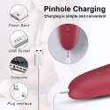 WIBRATOR-SILICONE VIBRATOR USB 7+7+7 FUNCTIONS
