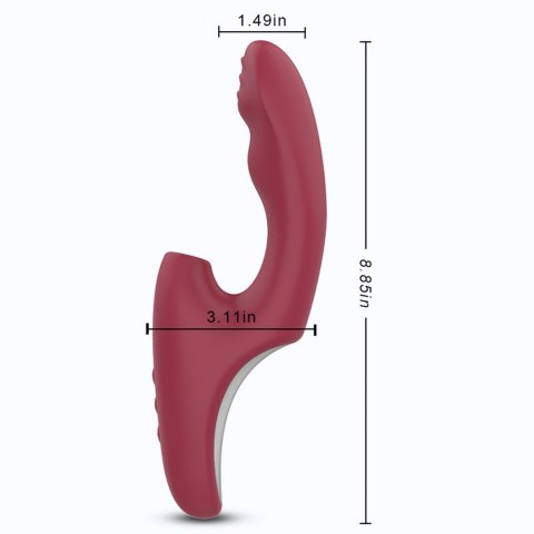 WIBRATOR-SILICONE VIBRATOR USB 7+7+7 FUNCTIONS WIBRATOR-SILICONE VIBRATOR USB 7+7+7 FUNCTIONS