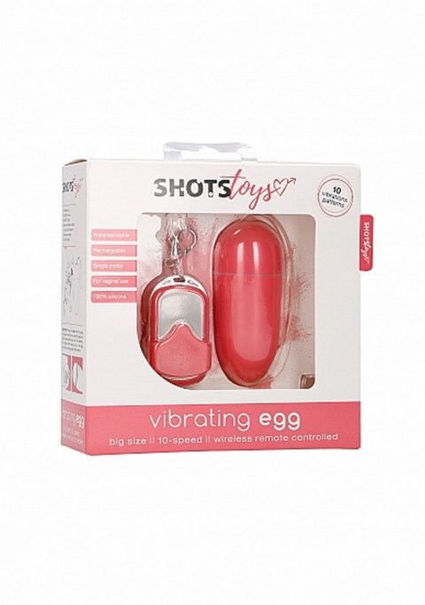 JAJKO STYMULUJĄCE 10 Speed Remote Vibrating Egg - Big - Pink JAJKO STYMULUJĄCE 10 Speed Remote Vibrating Egg - Big - Pink