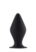 Butt Plug with Suction Cup - Small - Black