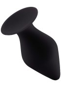 Butt Plug with Suction Cup - Small - Black
