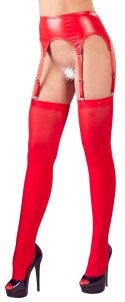 SUSPENDER BELT RED L/XL