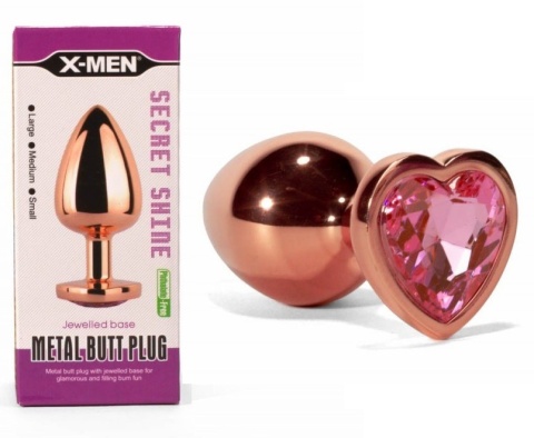 KOREK ANALNY METALOWY KRYSZTAŁ PLUG DO ANUSA 9,5CM