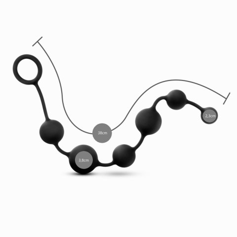 SILIKONOWE KULKI ANALNE 10 KULEK DŁUGIE KORALIKI