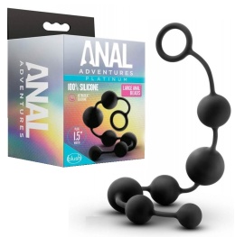 SILIKONOWE KULKI ANALNE 10 KULEK DŁUGIE KORALIKI