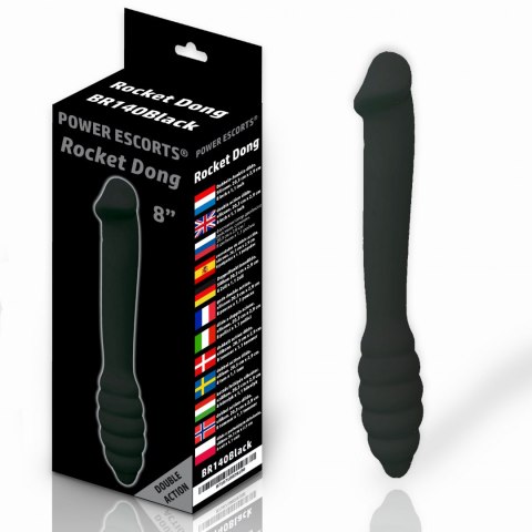 ROCKET DONG 20 CM BLACK ROCKET DONG 20 CM BLACK