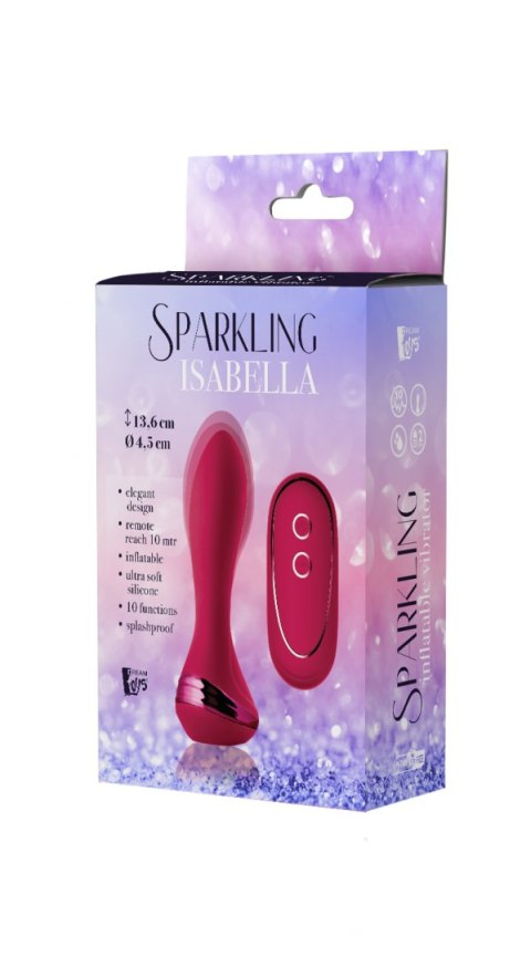 SPARKLING INFLATABLE REMOTE VIBRATOR ISABELLA SPARKLING INFLATABLE REMOTE VIBRATOR ISABELLA
