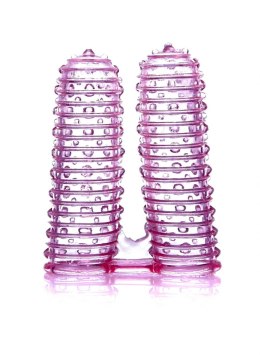 NAKŁADKA NA PALEC STYMULUJE WYDŁUŻA ORGAZM MASAŻ STYMULATOR-WONDERFUL FINGERS PINK