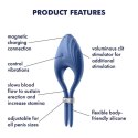 PIERŚCIEŃ-DUELIST RING VIBRATOR (BLUE)