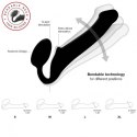 SEMI-REALISTIC BENDABLE STRAP-ON VANILLA - L