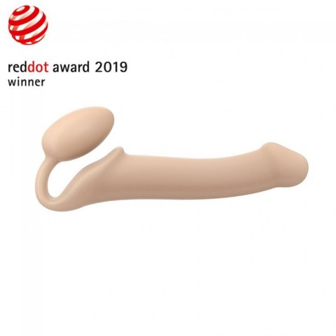 SEMI-REALISTIC BENDABLE STRAP-ON VANILLA - L SEMI-REALISTIC BENDABLE STRAP-ON VANILLA - L