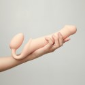 SEMI-REALISTIC BENDABLE STRAP-ON VANILLA - L