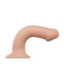 SEMI-REALISTIC DUAL DENSITY BENDABLE DILDO VANILLA - L