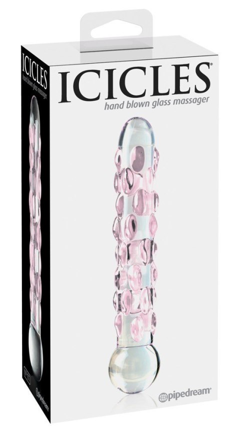 Dildo szklane 17,8 cm Icicles No. 7 Dildo szklane 17,8 cm Icicles No. 7
