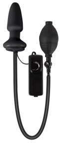 KOREK ANALNY LATEKS POMPOWANY WIBRACJE GRUBY 12CM