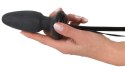 KOREK ANALNY LATEKS POMPOWANY WIBRACJE GRUBY 12CM