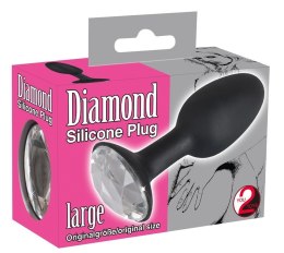 Korek analny silikonowy Diamond 11 cm