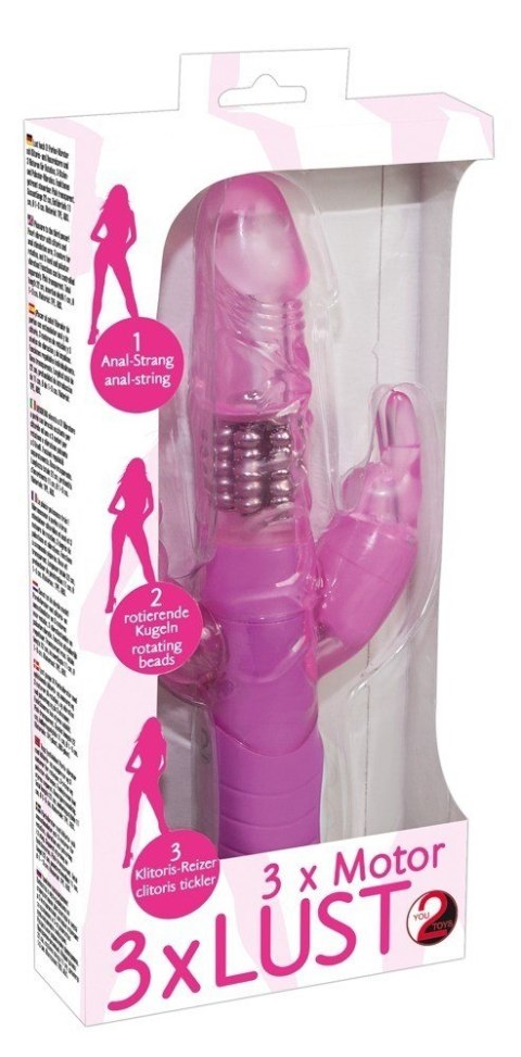 Wibrator Rabbit Dual Pleasure różowy Wibrator Rabbit Dual Pleasure różowy