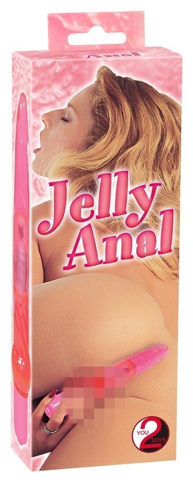 Wibrator analny - Jelly Anal Pink Wibrator analny - Jelly Anal Pink