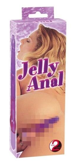 Wibrator analny - Jelly Anal, purple