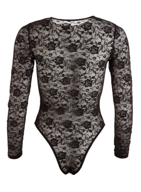 Body z wetlooku z koronką XL