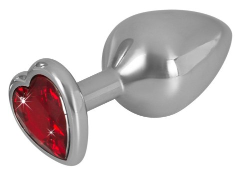 Korek analny aluminiowy Diamond Serce 8,2 cm Korek analny aluminiowy Diamond Serce 8,2 cm