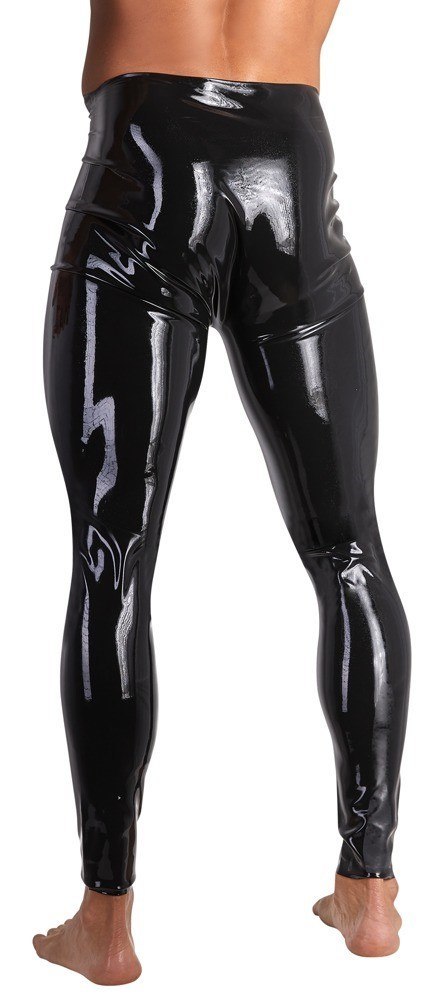Lateksowe legginsy czarne XL Lateksowe legginsy czarne XL