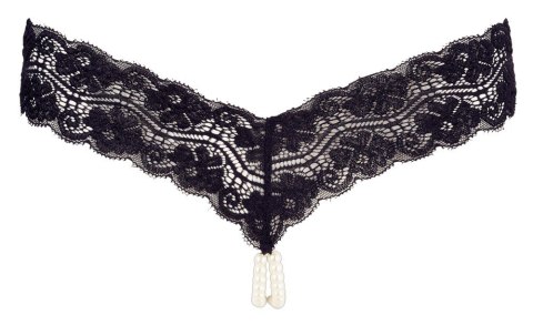 Damskie stringi z perłami M