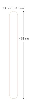 Dildo dwustronne 33 cm
