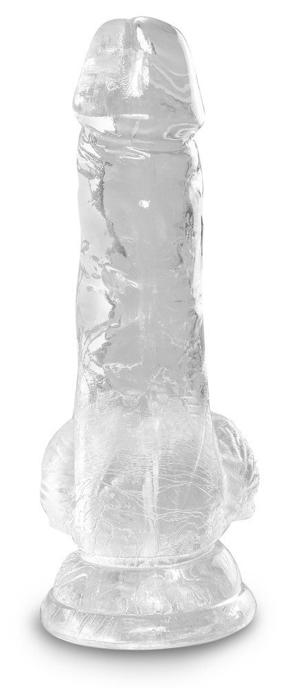 Dildo z przyssawką 15,2 cm King Cock Clear Dildo z przyssawką 15,2 cm King Cock Clear