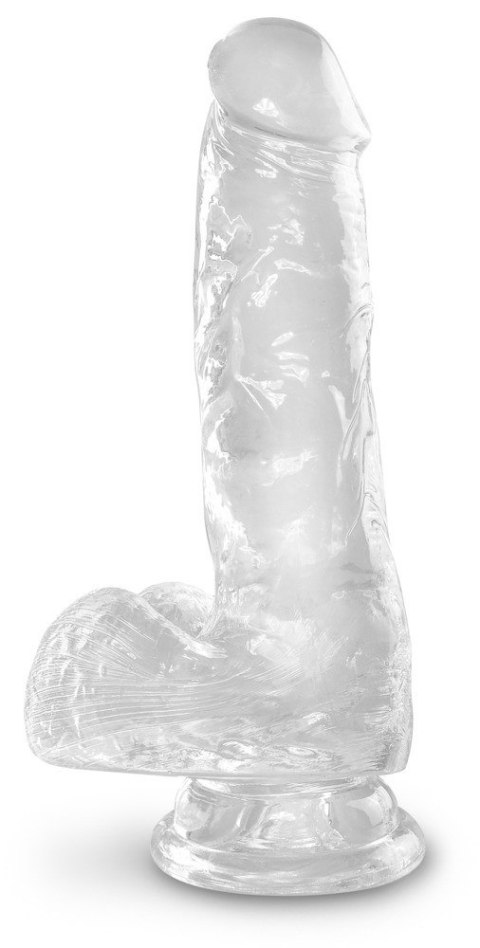 Dildo z przyssawką 17,8 cm King Cock Clear Dildo z przyssawką 17,8 cm King Cock Clear