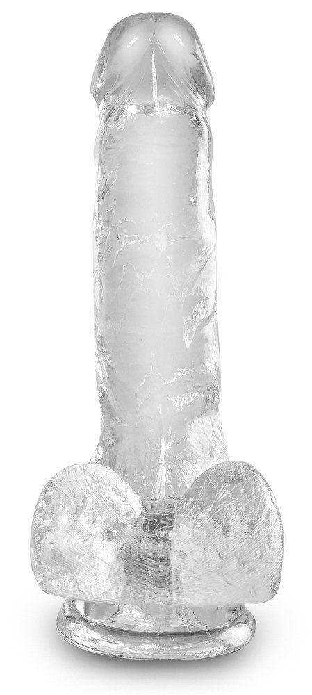 Dildo z przyssawką 17,8 cm King Cock Clear Dildo z przyssawką 17,8 cm King Cock Clear